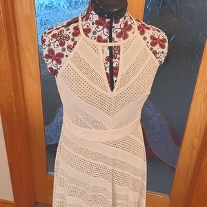 Le Chateau Crochet Halter Dress